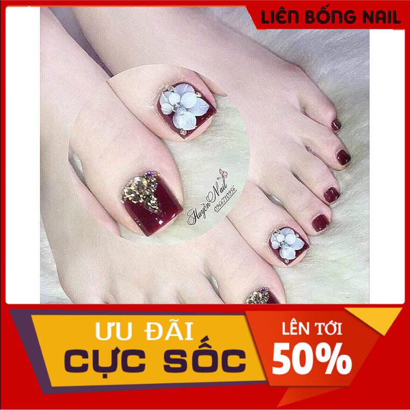 Hoa bột nail chân