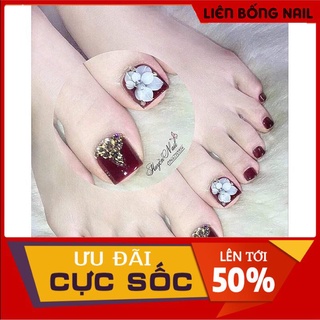 Hoa bột nail chân
