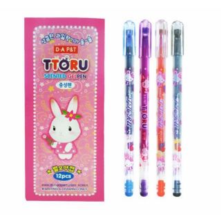 Hộp 12 cây Bút lông kim TTORU (4 màu)