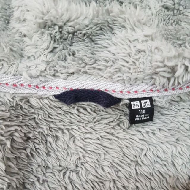 Áo khoác nỉ UNIQLO lót lông cừu size 110