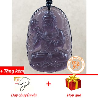 Mặt Dây Chuyền Đại Thế Chí Bồ Tát Lưu Ly Tím