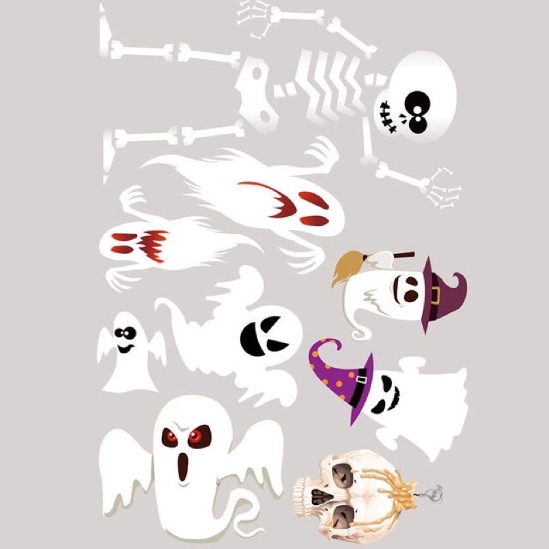 Decal trang trí Halloween