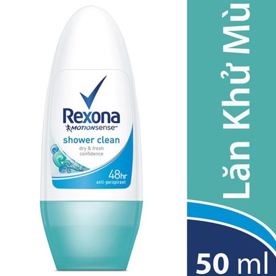 Lăn khử mùi Rexona Shower Clean chai 50ml | BigBuy360 - bigbuy360.vn