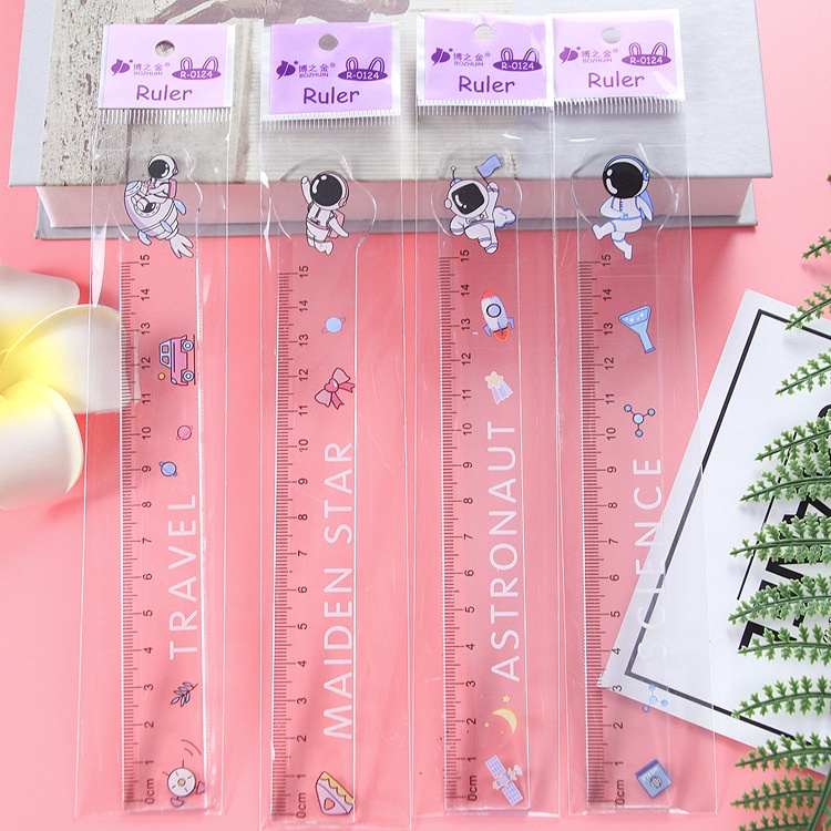 Thước kẻ 15cm nhiều hình dễ thương cho học sinh, thước kẻ cute cho bé