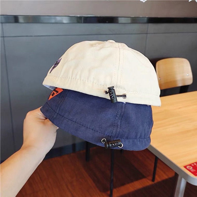 Mũ Lưỡi Trai Cotton Thêu Chữ Dễ Thương Cho Bé