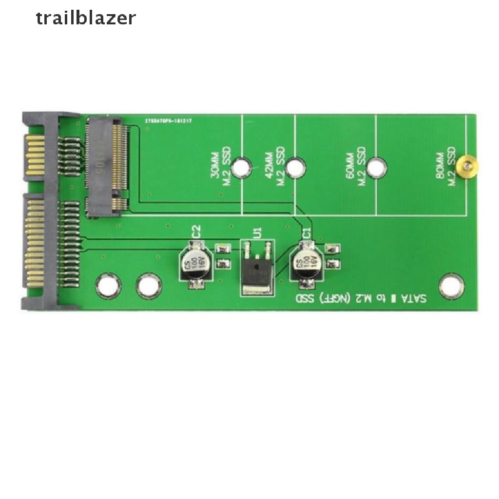 trailblazer SATA to M2 NGFF SSD Converter Adapter Card M.2 to SATA 3 III Connector UIO