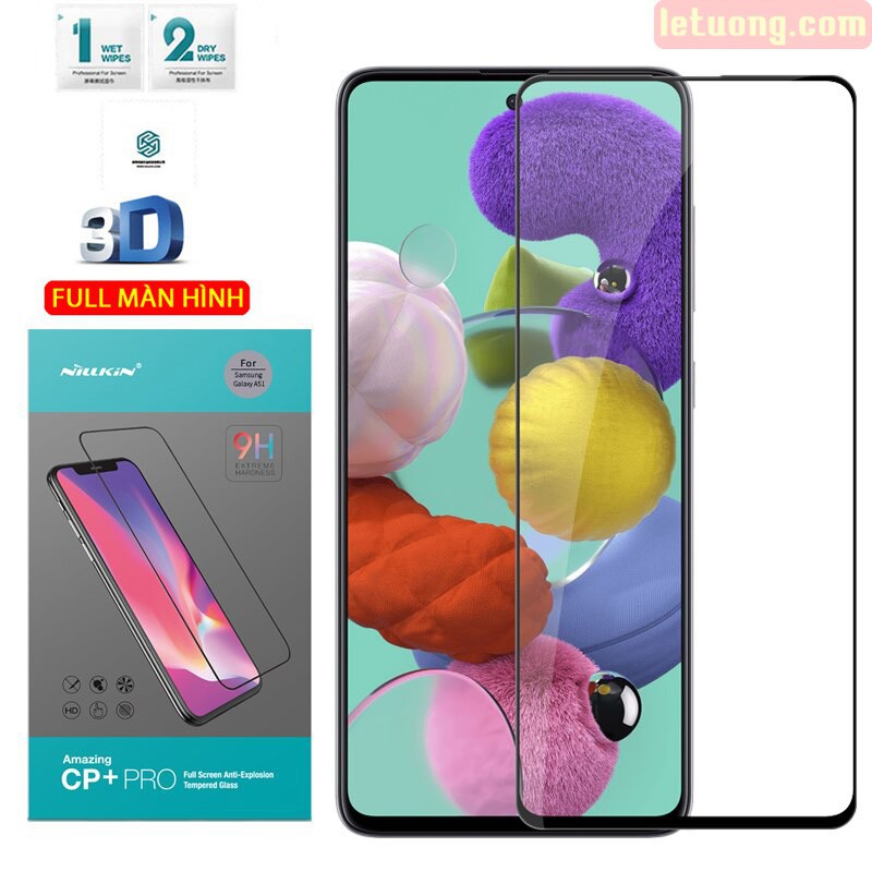 Samsung A51_Kính cường lực Nillkin Amazing CP+ Pro Full màn hình chính hãng