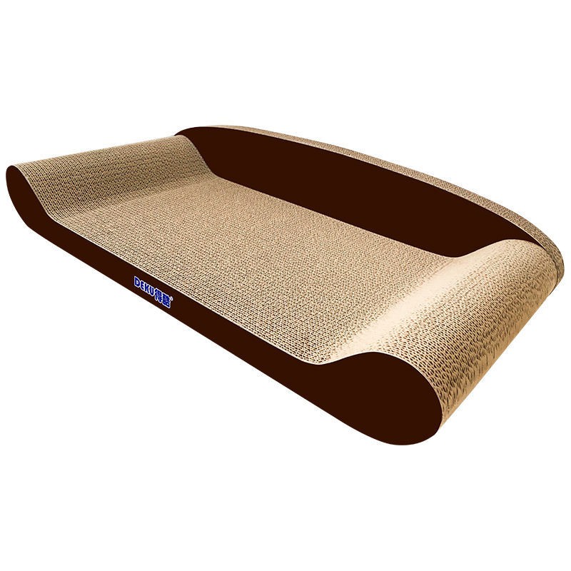 Tấm cào cực lớn, ổ mèo bằng giấy gợn sóng, máy mài vuốt sofa cho dựa lưng vào bàn chống mòn Đồ dùng chơi