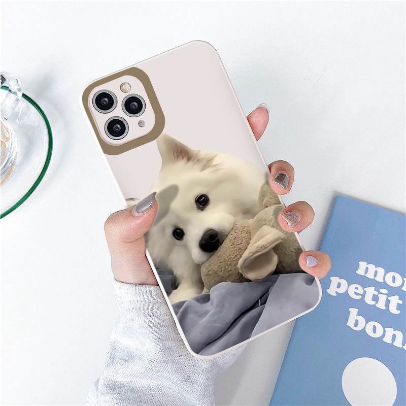 Ốp điện thoại viền vuông chống bẩn ngộ nghĩnh hài hước độc lạ ốp iPhone/X/XS/XSMAX/13/12/11Pro/Promax/6/7/8/se2020/6s