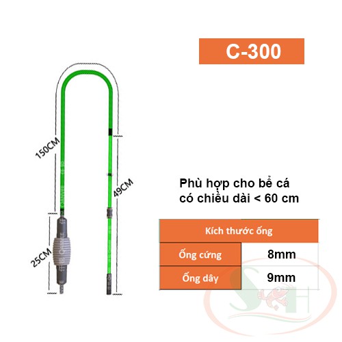 Hút Cặn Thay Nước Qanvee Tiện Dụng