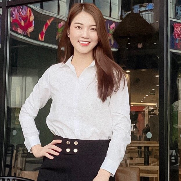 Áo trắng công sở xuất dư, vải thô lụa không nhăn,dáng suông dễ phối,tay cộc và dài | BigBuy360 - bigbuy360.vn