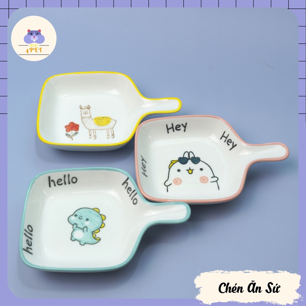 Chén Ăn Sứ cho Hamster