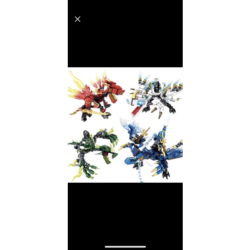 Lego ninja Rồng,người máy
