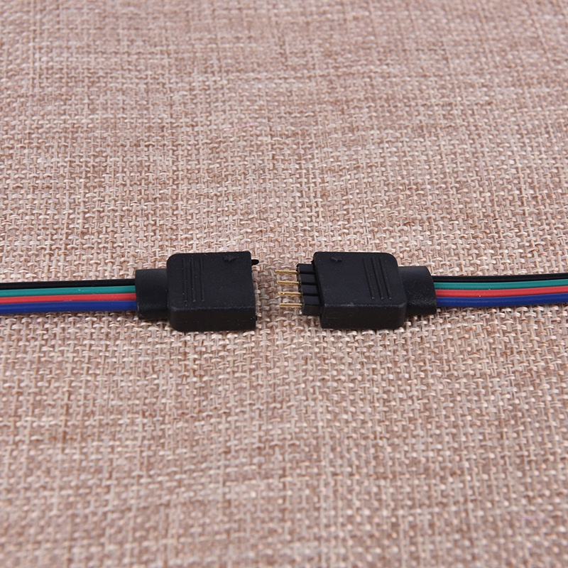 Set 10 Dây Cáp Nối 4pin Male Cho Đèn Led 3528 5050
