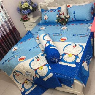 Trọn bộ chăn ga gối trần bông