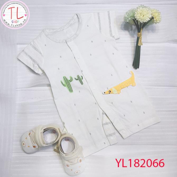 Thời trang trẻ em - Bộ Bodysuit thun lửng cho bé hình cún con- Quần áo bé trai - Bộ bé trai - Quần áo bé gái - Bộ bé gái
