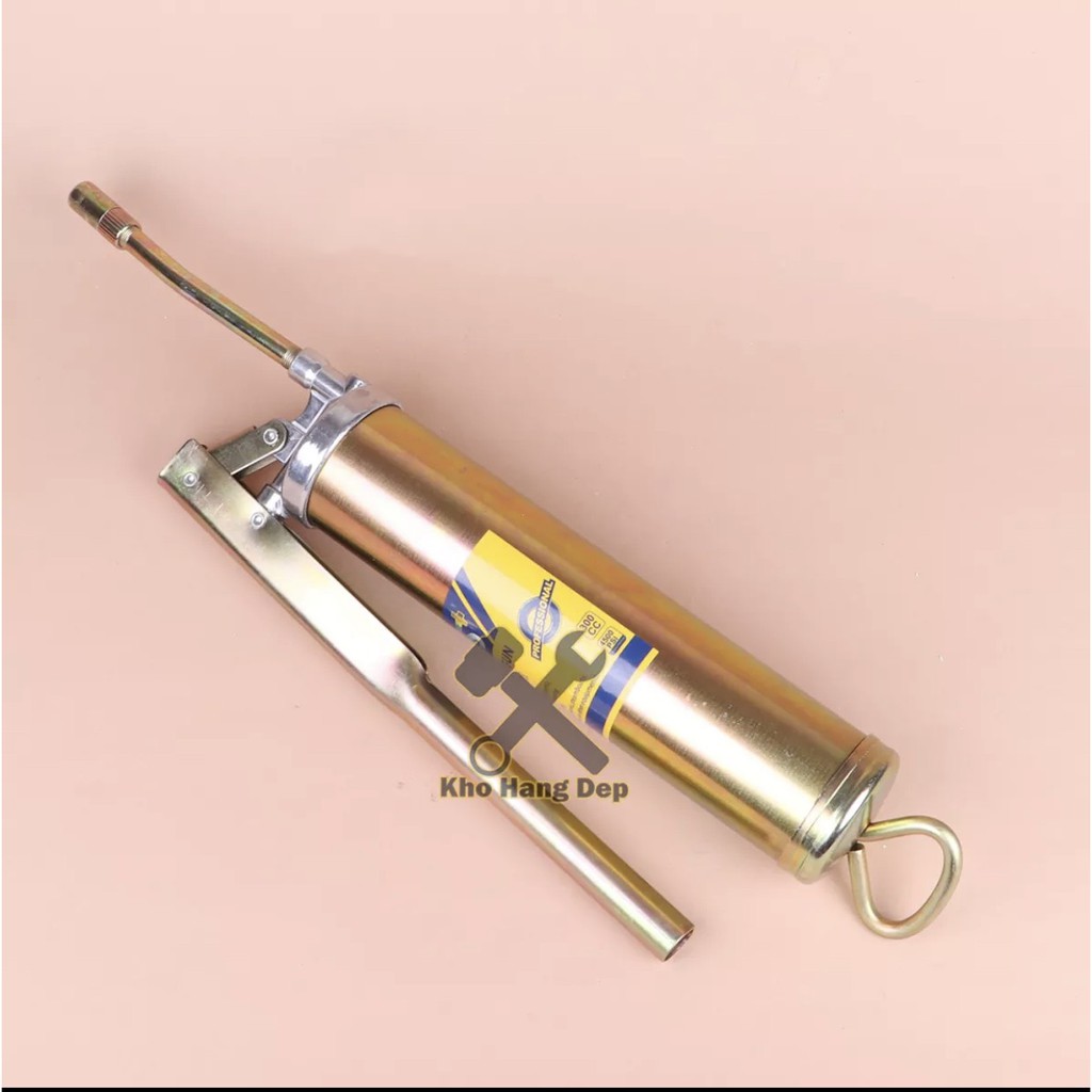 Dụng cụ bơm mỡ hợp kim xi 7 màu LS+ loại lớn 300cc trong ngành cơ khí