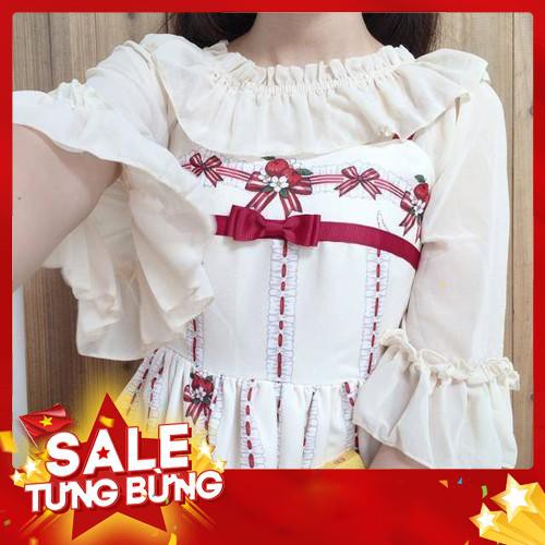 Đầm Chiffon Phong Cách Lolita Cho Bé Gái - Hàng nhập khẩu