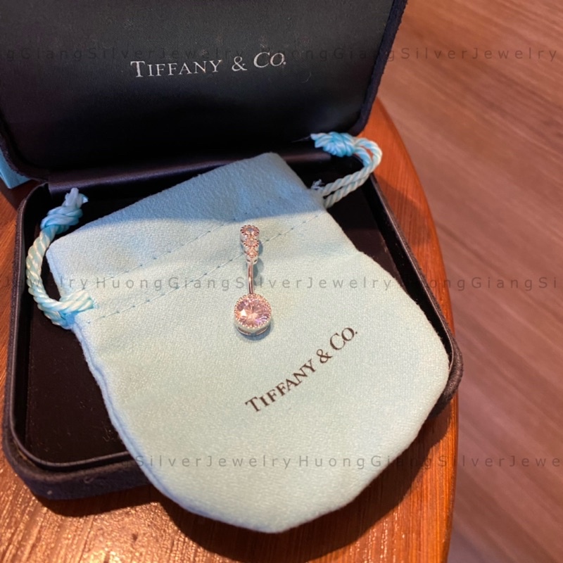 Khuyên rốn dáng mới 9mm Bạc s925 xi kim - HuongGiangSilver