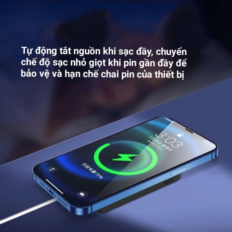 Pin Sạc Dự Phòng Mini E29 10000 mAh Sạc Nhanh Không Dây 15W