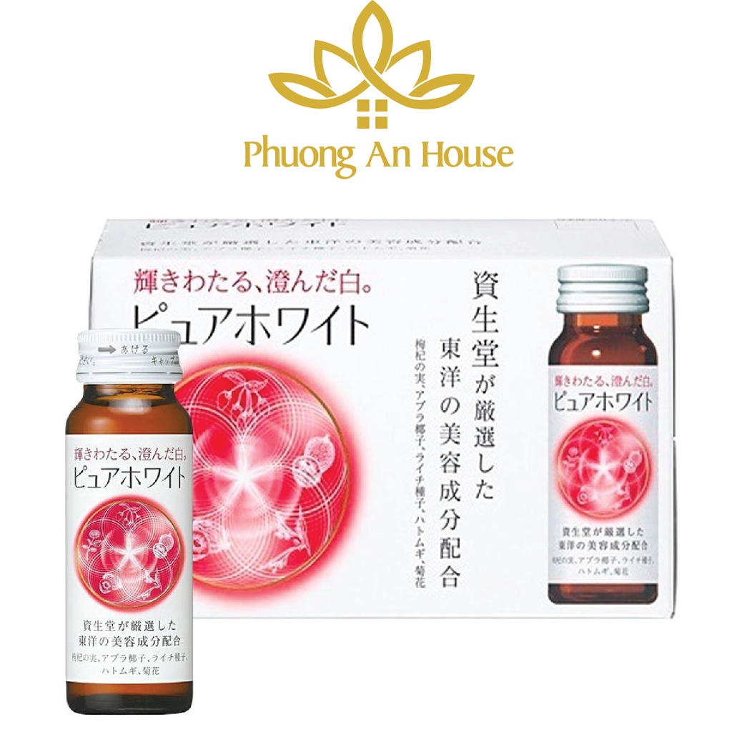 Nước uống collagen Shiseido Pure White Nhật Bản-collagen-shiseido nhật bản