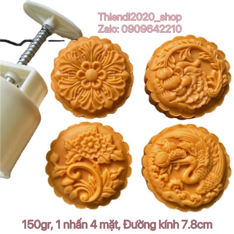 NOV30_ Khuôn bánh trung thu_ 4 kiểu_150gr~180gr, 200gr~250gr