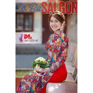 Vải áo dài lập thể 3d