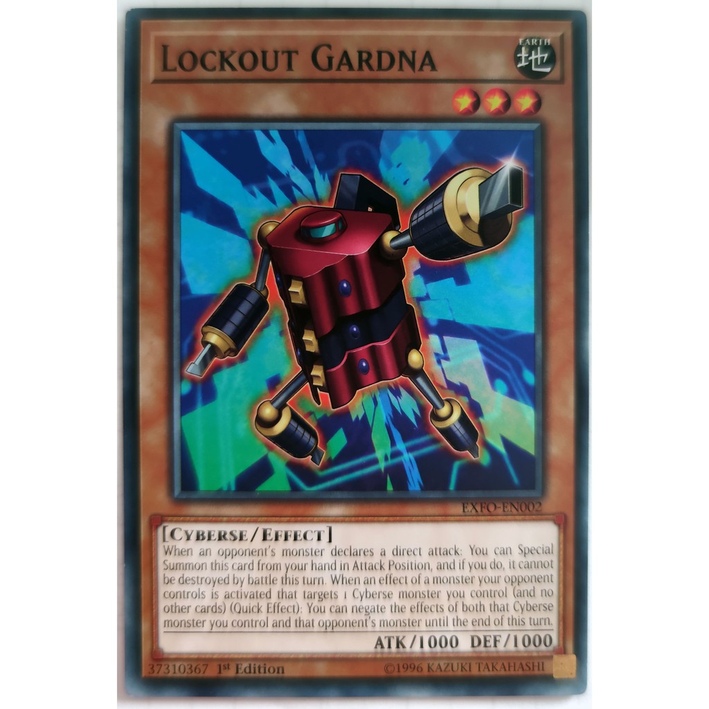 [Thẻ Yugioh] Lockout Gardna |EN+JP| Rare / Common (VRAINS)