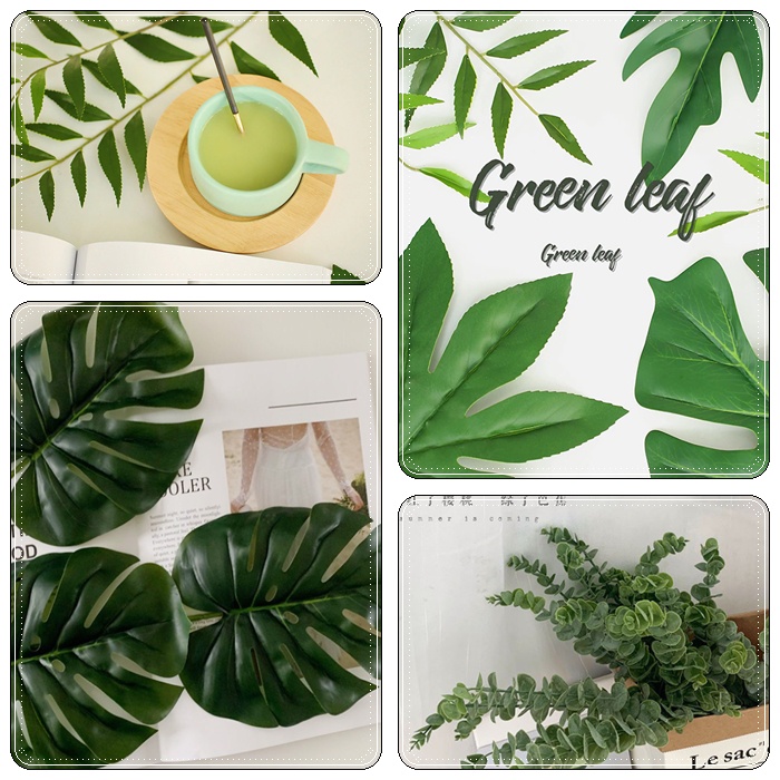 Lá Cây Giả Trang Trí Chụp Ảnh, decor sự kiện, tiệc cưới