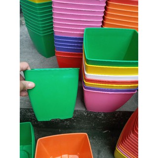 (RẺ VÔ ĐỊCH ) chậu nhựa hình vuông phi 16cm