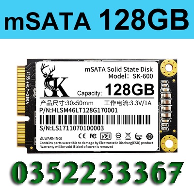 Ổ cứng SSD mSata SK 32G 64G 128G 256GB Bảo hành 36 tháng chính hãng