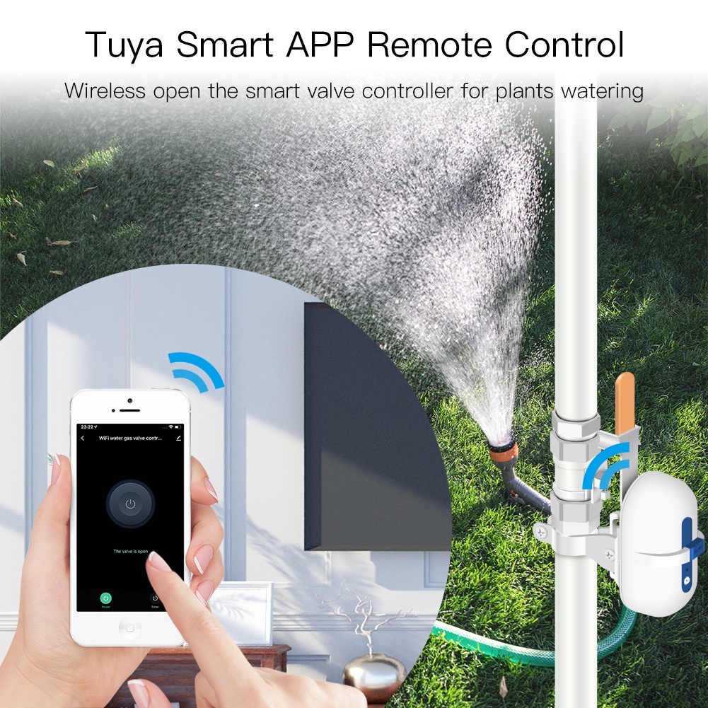 Van Điều Khiển Thông Minh Tự Động Ngắt Kết Nối WiFi / ZigBee Tuya, Điều Khiển Bằng Ứng Dụng Điện Thoại Smart Life