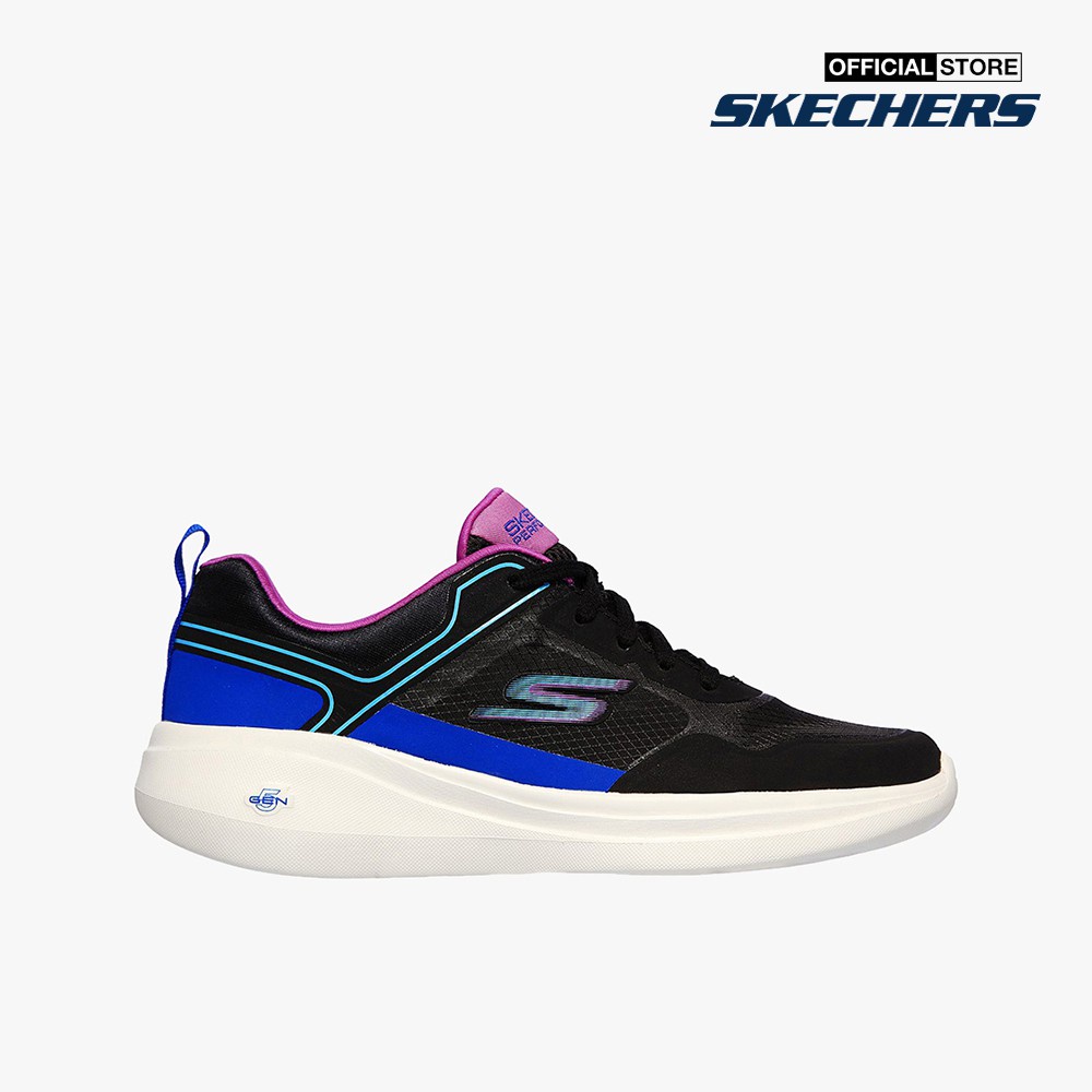 SKECHERS - Giày sneaker nữ thắt dây GoRun Fast Retro Insight 128179-BKMT