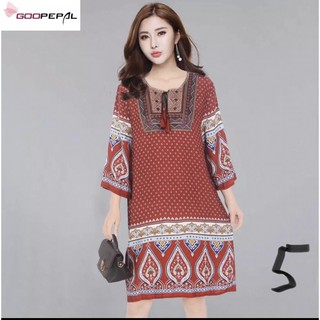 Đầm Suông Thổ Cẩm ( Bigsize 65-75kg)