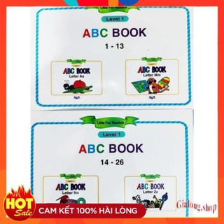 [GIÁ RẺ] [Level 1] Little Fox Reader ABC letter kèm file nghe, video dành cho bé 2-7t bắt đầu làm quen với T.A