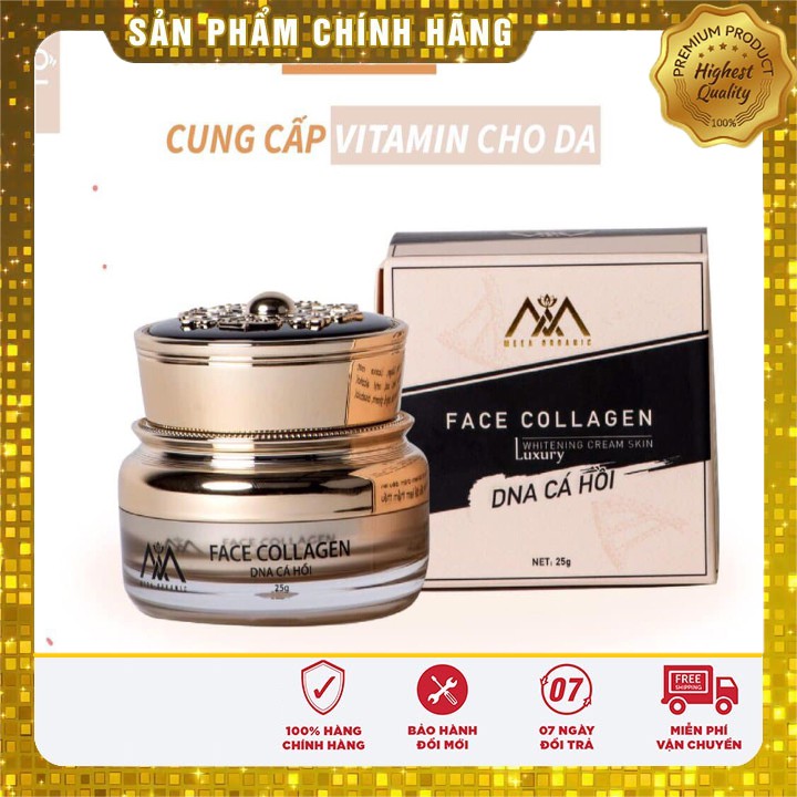 [Chính Hãng] kem face cá hồi meea organic face collagen dna cá hồi