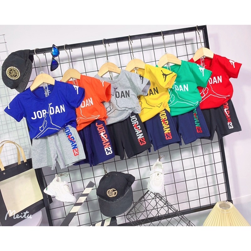 SIZE ĐAIJ 35-50kg: bộ cotton Jorr dan cực đẹp cho bé trai BJORDAN