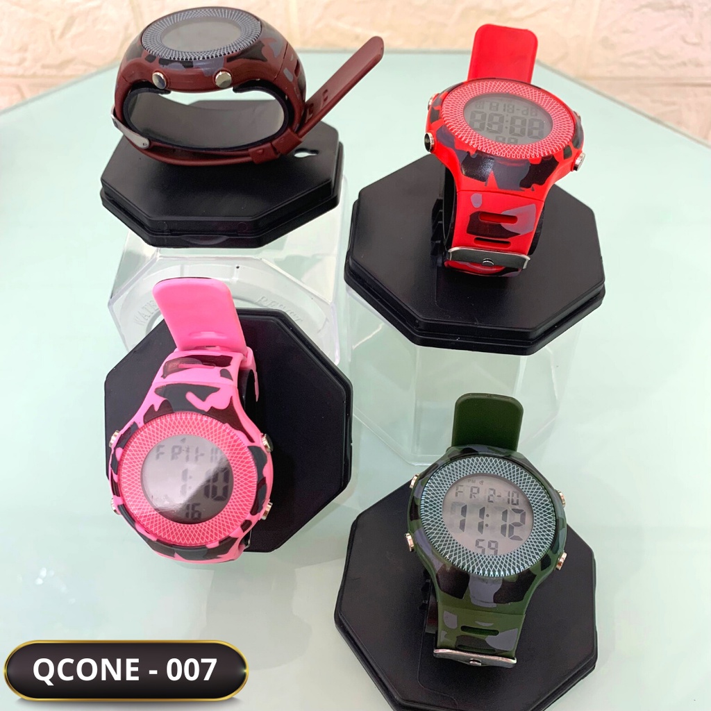 Đồng hồ điện tử nam nữ chống nước Qcone 007 chống nước 30m đầy đủ chức năng