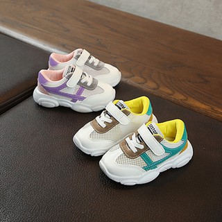 Giày sneaker phối lưới nhiều màu cho bé