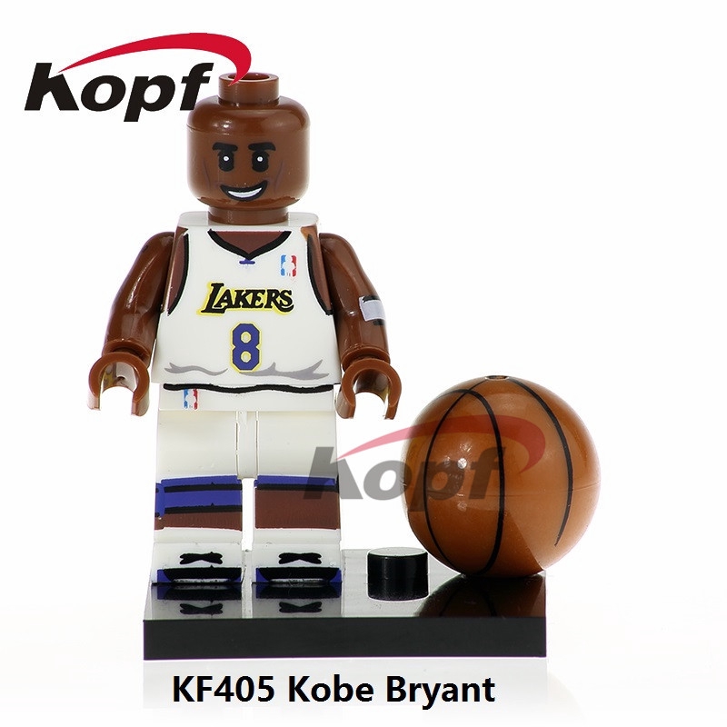 NBA Mô Hình Đồ Chơi Lego Hình Cầu Thủ Bóng Rổ Kobe Bryant