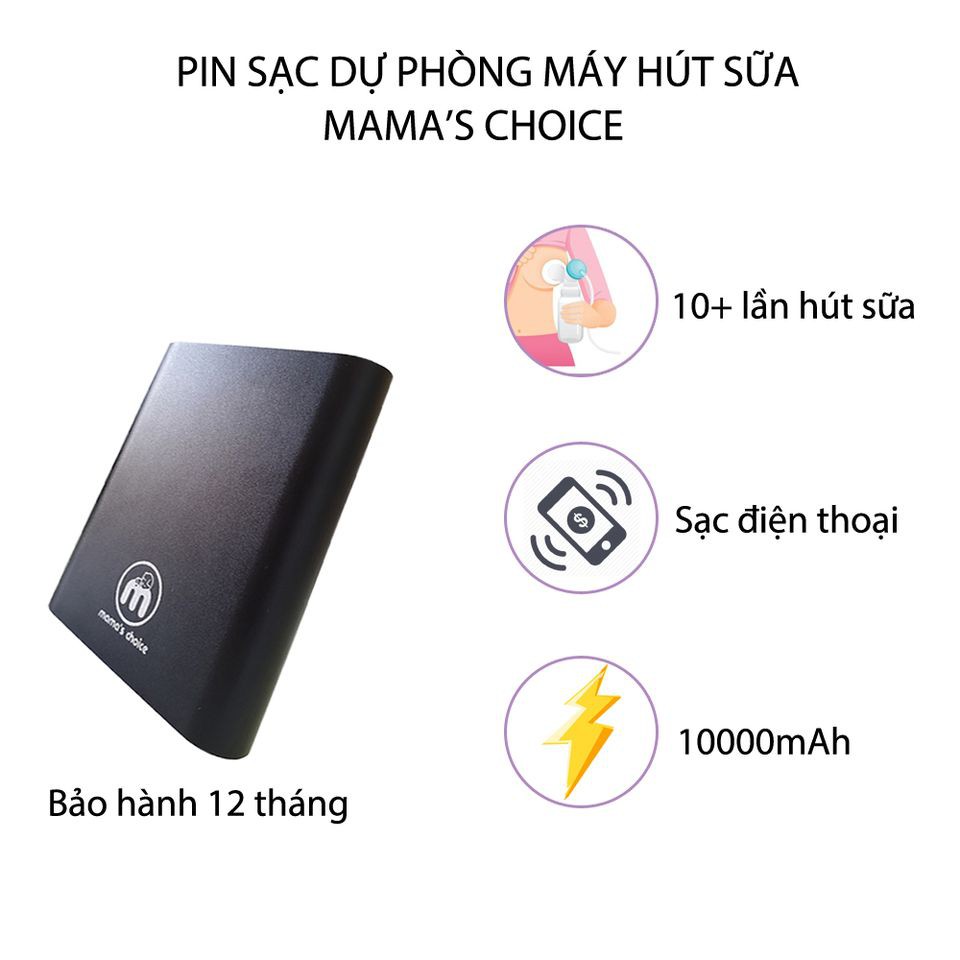 🍀🍀Pin Sạc Dự Phòng Dùng Cho Máy Hút Sữa Medela Pump, Freestyle, Swing Maxi 🍀Thời Gian Sử Dụng Lên Đến 6 Giờ (13 Cữ Hút)