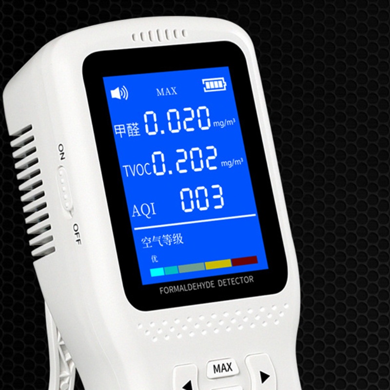Máy Đo Độ Ẩm Không Khí Formaldehyde Đa Năng Tiện Dụng Cho Gia Đình