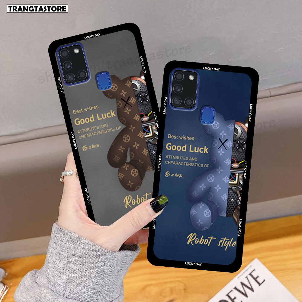 Ốp lưng Samsung A21s - M21 - M30s in hình gấu Bearbrick,Mountain,xanh,đen,đỏ giá rẻ