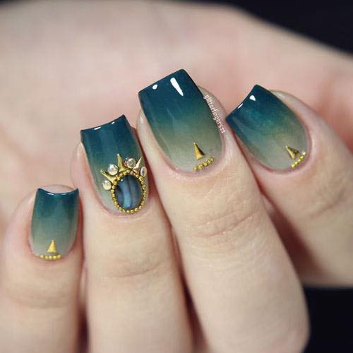 Set mút dặm ombre nail