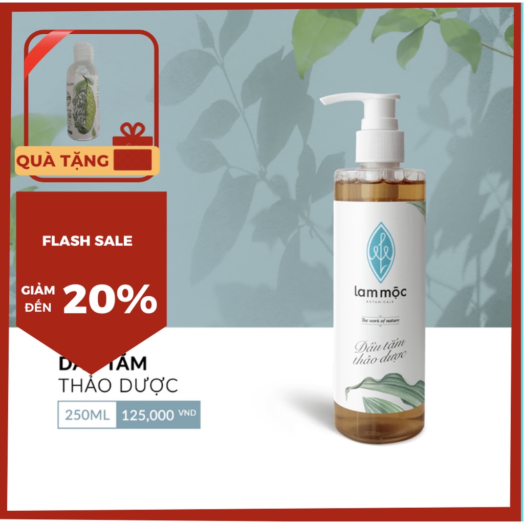 DẦU TẮM THẢO DƯỢC LAM MỘC