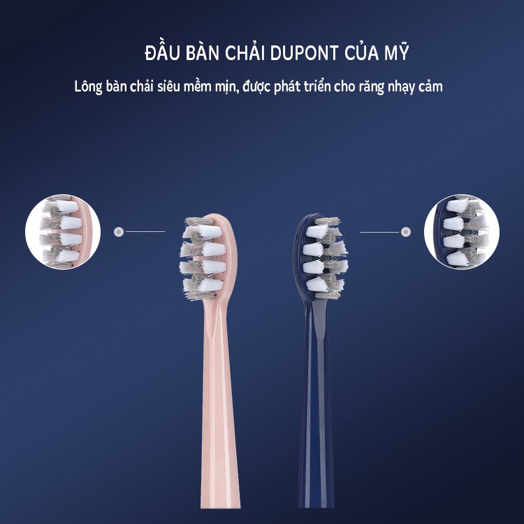 Bộ 3 Đầu chải thay thế bàn chải đánh răng điện Show Charm