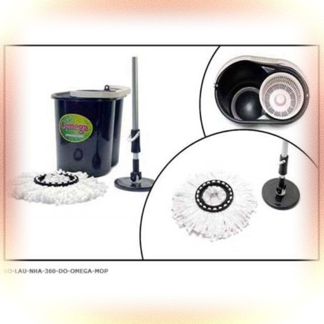 HOT'' Bộ Lau Nhà 360 Độ Omega Clean Thông Minh MỚI RẺ