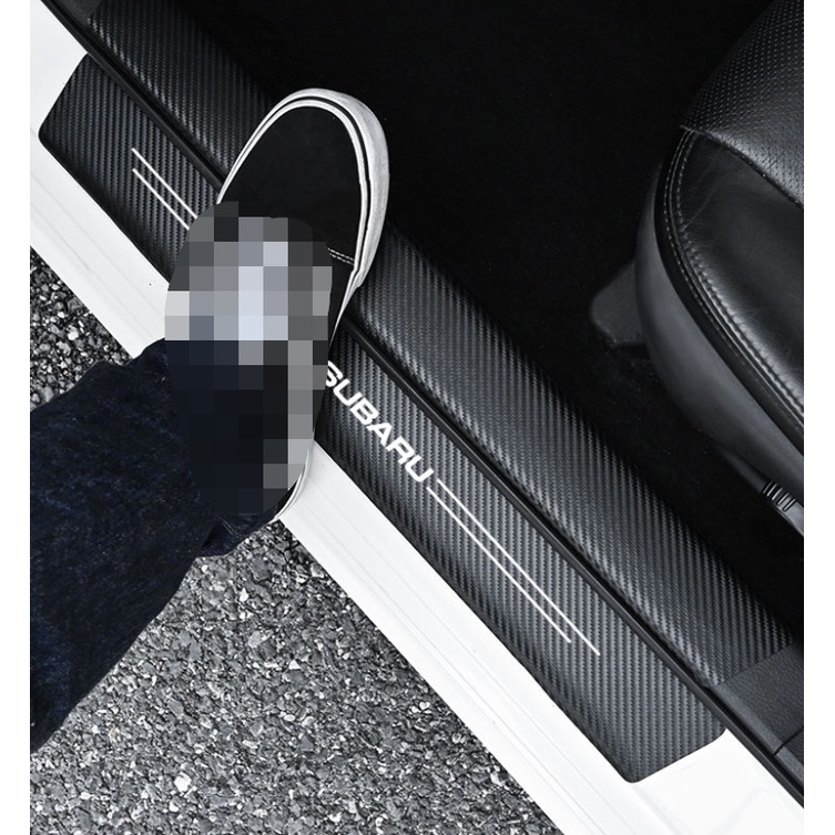 Miếng Dán Trang Trí Bàn Đạp Xe Hơi subaru forester xv brz legacy Bằng Sợi carbon
