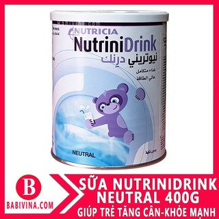 Sữa bột nutrinidrink powder 400g hương neutral nutrini drink