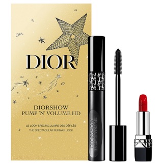Set mỹ phẩm  Diorshow Pump 'N' Volume Mascara & Lipstick 999 Rouge